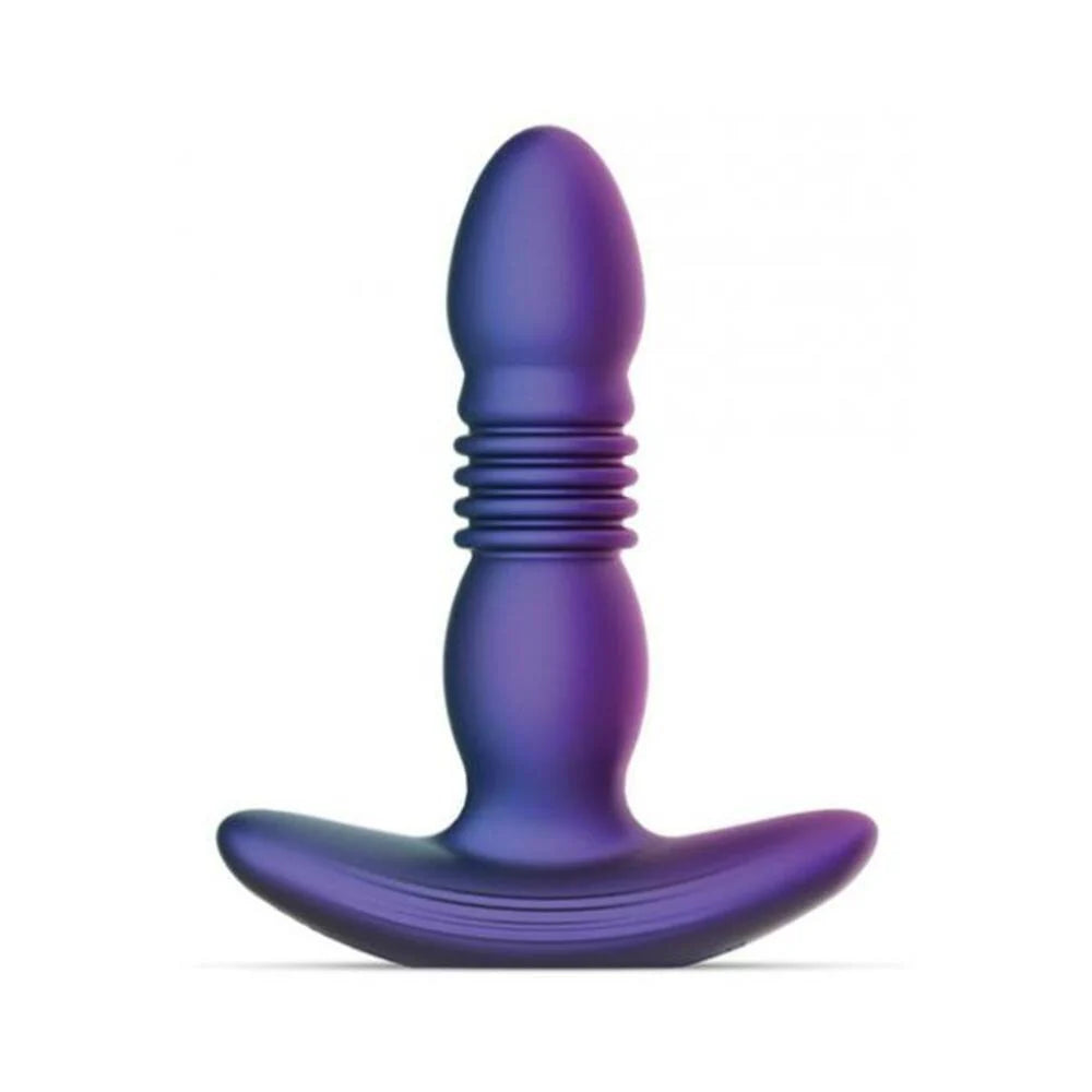 Hueman Supernova Thrusting Butt Plug - Purple