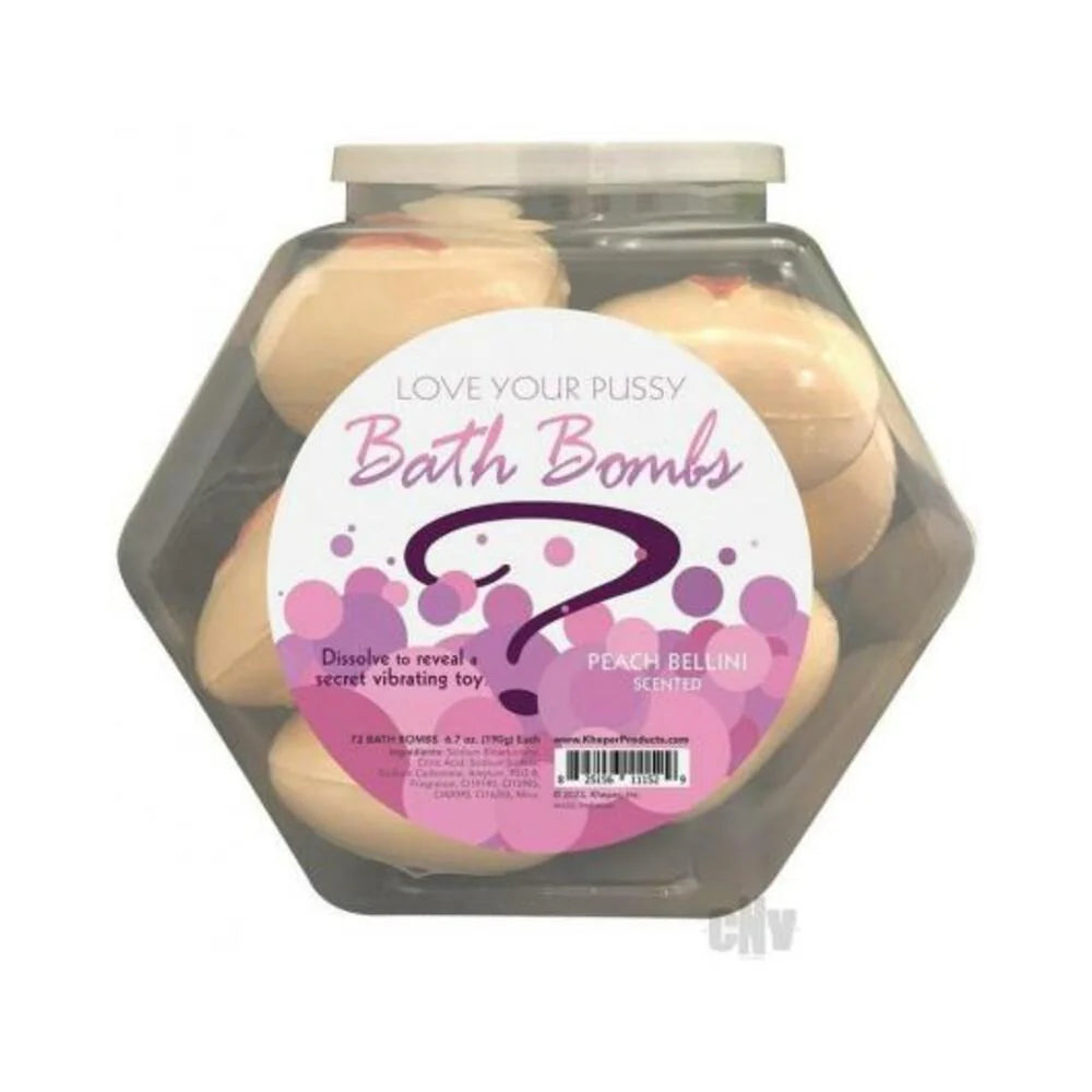 Love Your Pussy Bath Bomb 9-piece Fishbowl