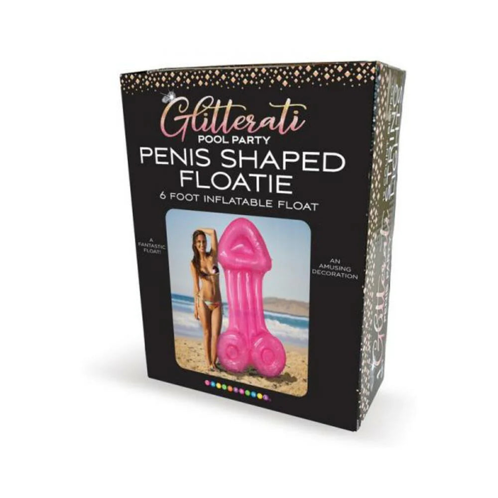 Glitterati Pool Party Penis-shaped Floatie 6 Ft.