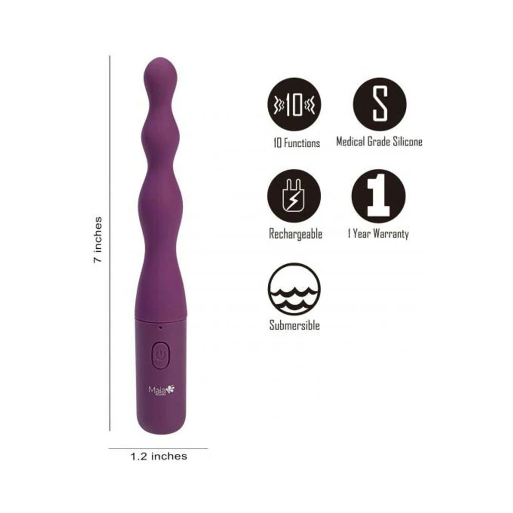 Dani 10 Function Silicone Bead Anal Vibe