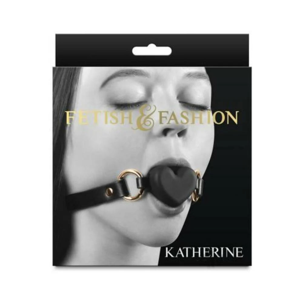 Fetish & Fashion Katherine Heart Gag Black