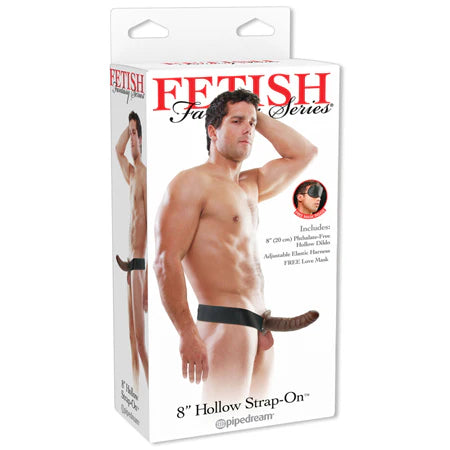 Fetish Fantasy Series 8 Hollow Strap On - Brown