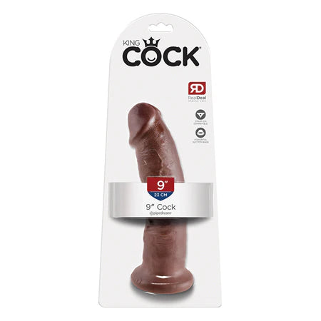 King Cock 9 Cock - Brown