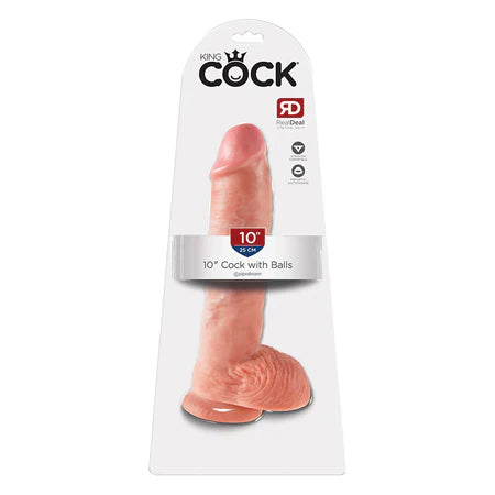 Kc 10 Cock W/balls Flesh