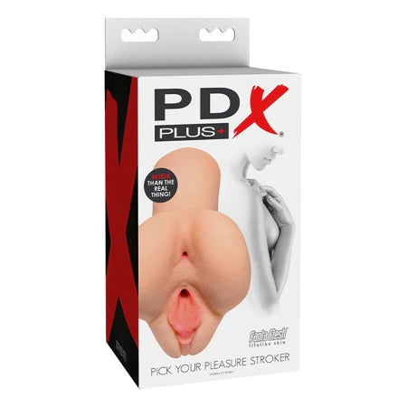 PDX Plus Pick Your Pleasure Stroker - Ivory