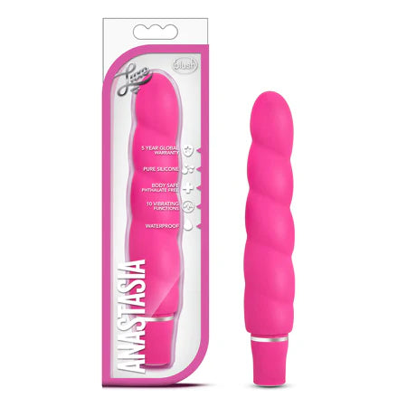 Blush Luxe Anastasia Silicone Vibrator - Pink
