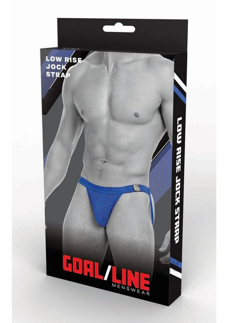 Goal Line Low Rise Jockstrap S/m Blu