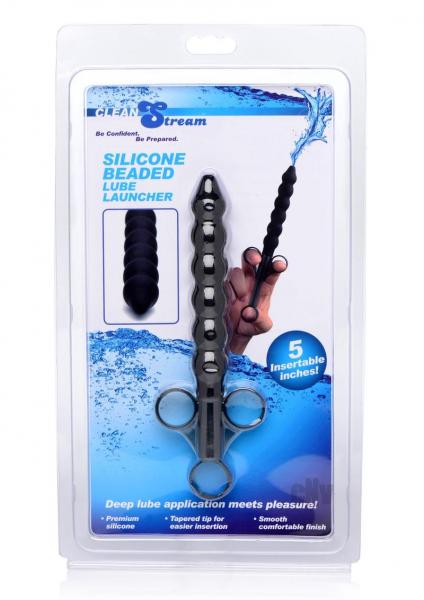 Clean Stream Silicone Beaded Lubricant Launcher Black