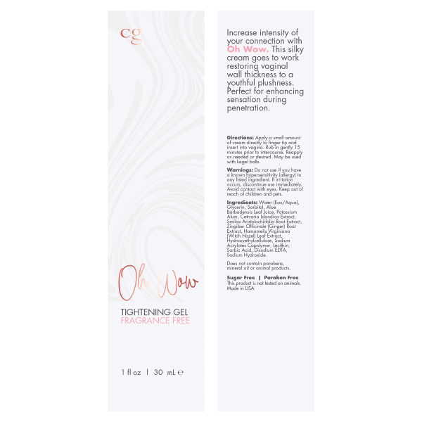 CGC Oh Wow Tightening Gel Au Natural 1oz