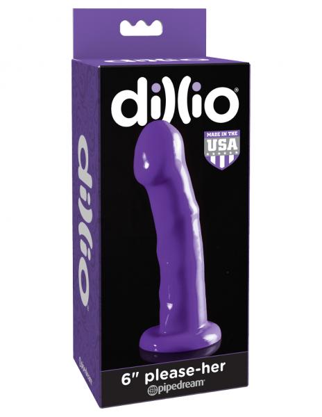 Dillio Purple 6 inches Please Her Dildo
