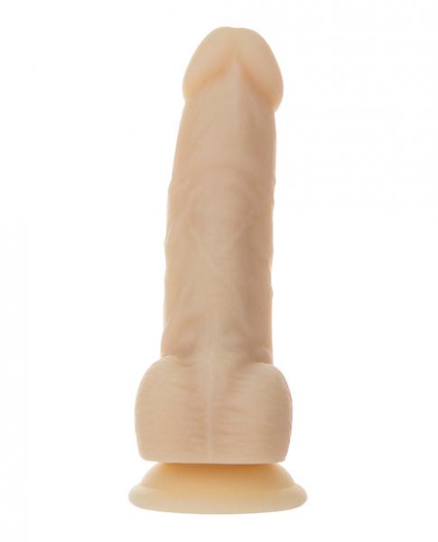 Naked Addiction Rotating & Vibrating Dong With Remote 7" Vanilla