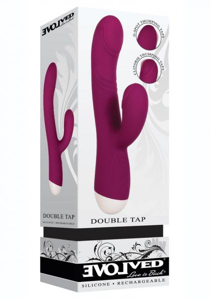 Evolved Double Tap Thumping Dual Stimulator