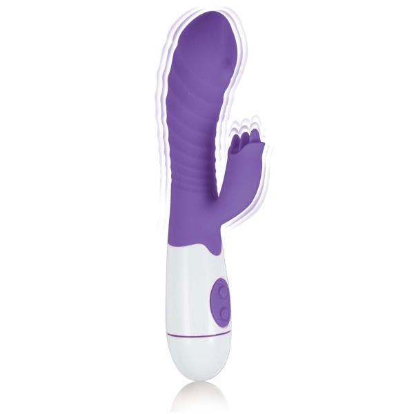Lotus Sensual Massagers #5 Dual Stimulator Silicone Purple