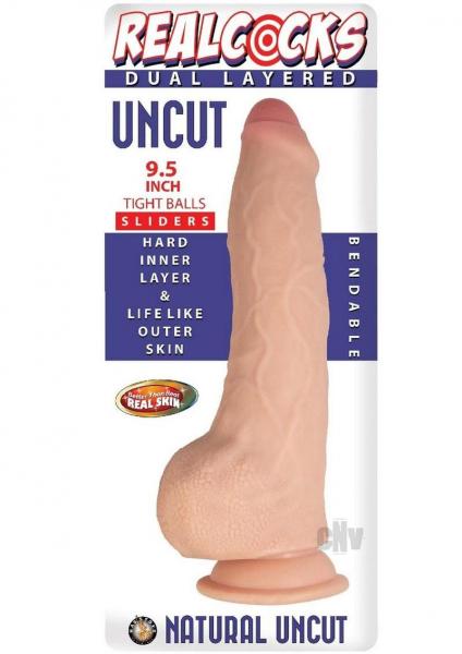 Realcocks Dual Layered Uncut Slider Tight Balls 9.5 In. Light