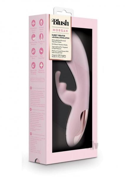 Blush Morgan Rabbit Vibrator - Pink