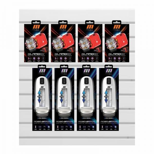 M For Men Slambox And Robobator Merchandising Kit