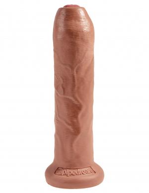 King Cock 7 Uncut Dildo - Tan