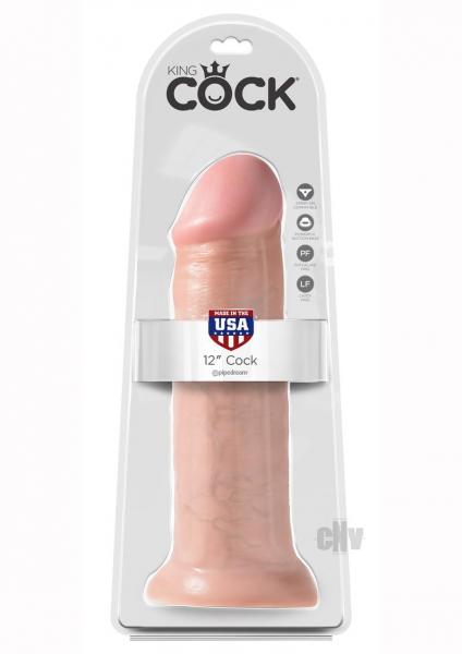 King Cock 12in Cock Flesh