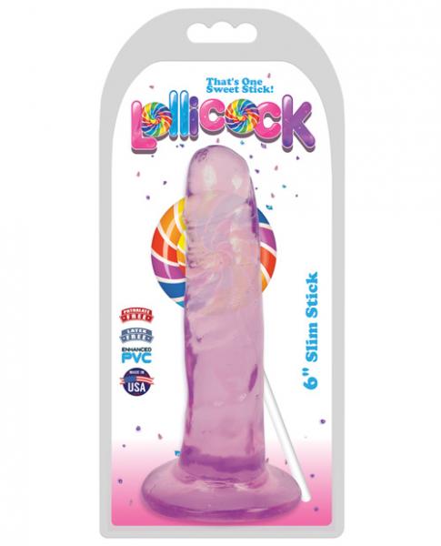 Curve Novelties Lollicock 6 Slim Stick - Grape Ice