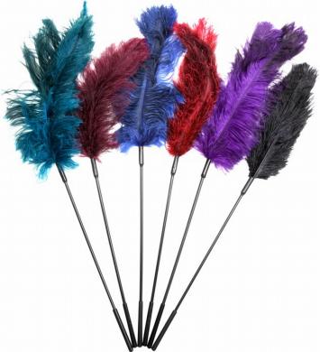 Ostrich Feather Red Tickler