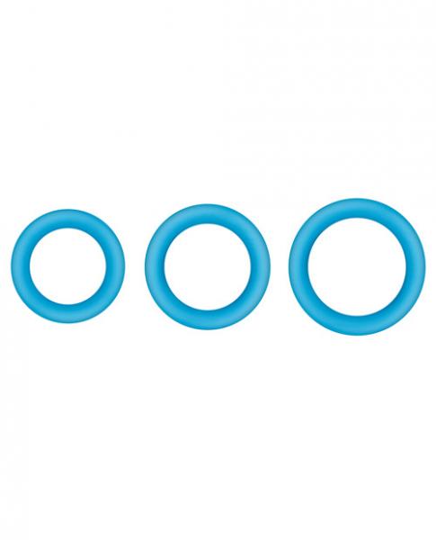 Firefly Halo Small Cockring - Blue