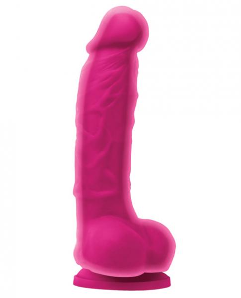 Colours Dual Density 5 Dong w/Balls & Suction Cup - Pink