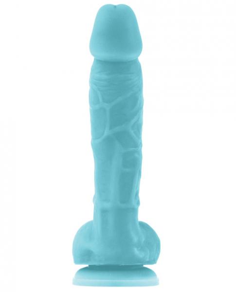 Firefly 5 Silicone Glowing Dildo - Blue
