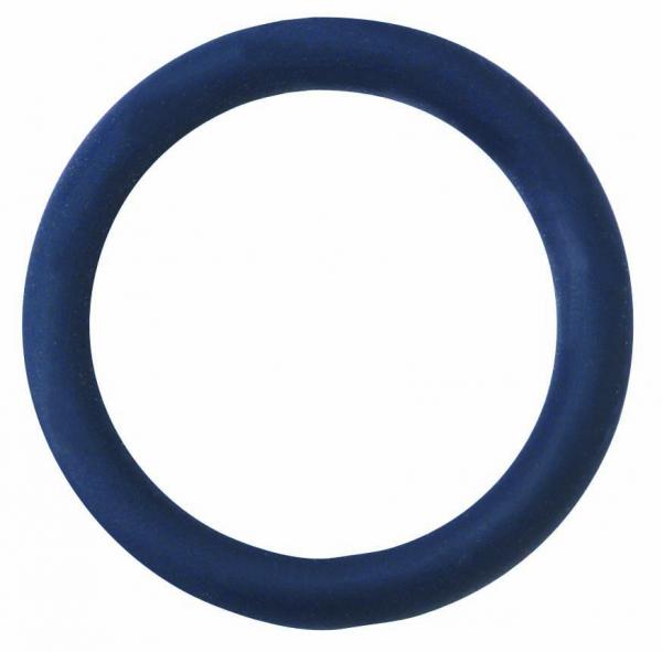 Spartacus 1.25 Rubber Cock Ring -  Blue