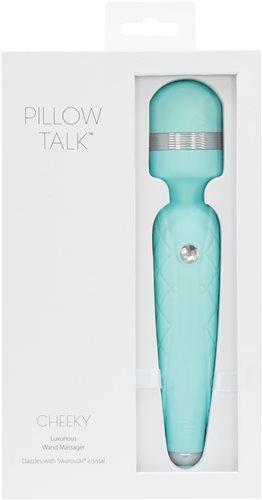 Pillow Talk Cheeky Massager Wand Teal