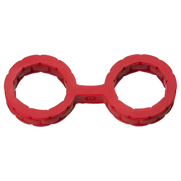 Japanese Bondage Silicone Cuffs Small - Red