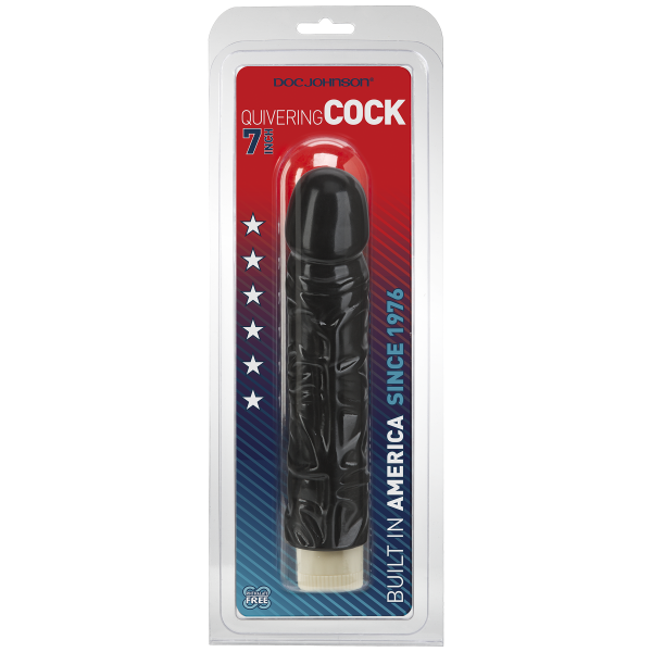 Quivering Cock 7 Inches - Black