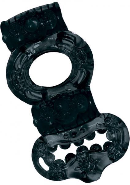 Macho 2X Power Cock/Ball Ring (Black)