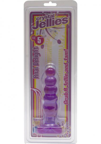 Crystal Jellies Anal Delight 5 Purple