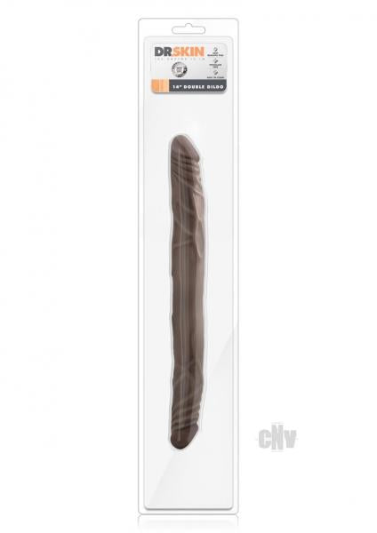Dr. Skin - 14 Inch Double Dildo - Chocolate