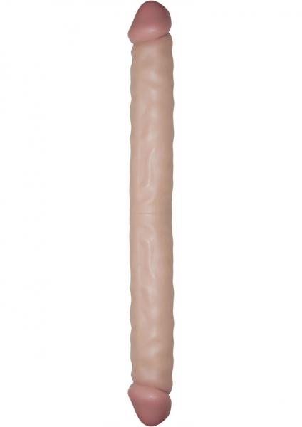 Real Skin All American Whoppers Double Dong 18" - Beige