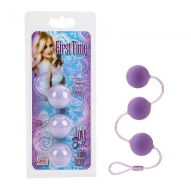 First Time Love Balls Triple Lover Perfectly Weighted For The Beginner - Purple