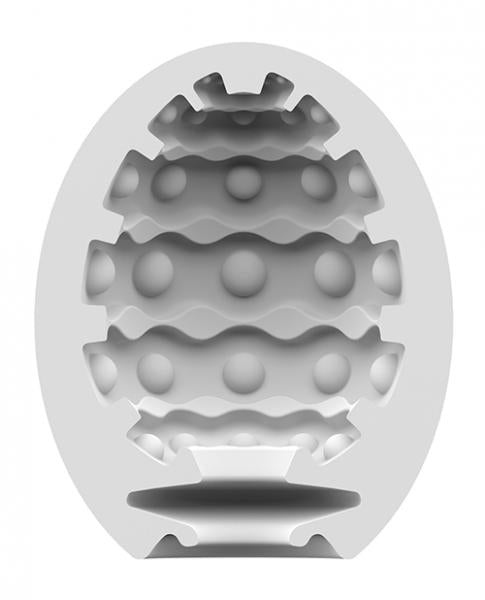 Satisfyer Masturbator Egg Bubble Purple