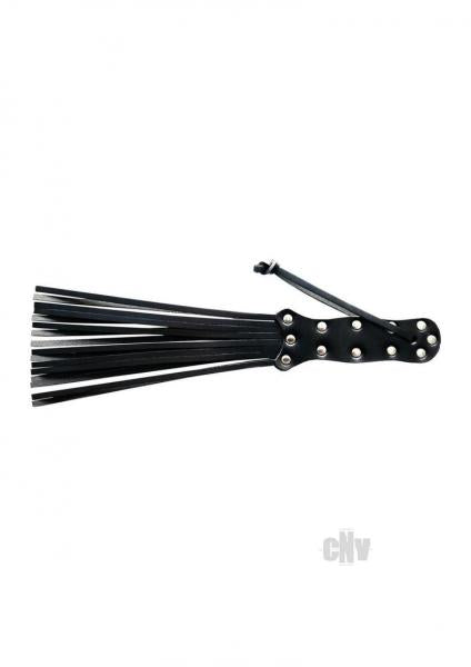Leather Spiral Paddle Black