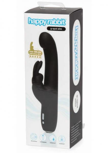 Happy Rabbit Slimline G Spot - Black