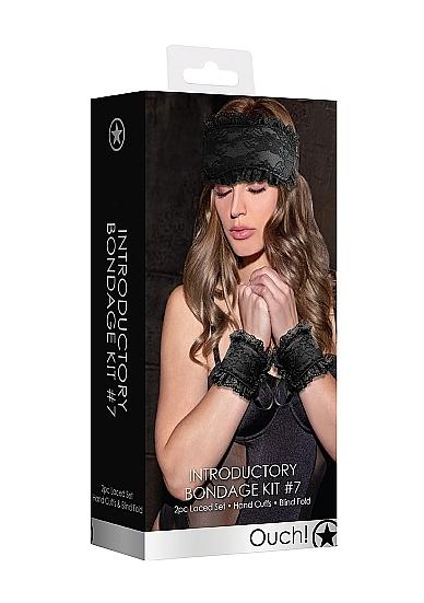 Shots Ouch Introductory Bondage Kit #7 - Black