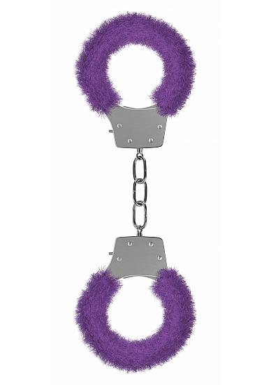 Pleasure Handcuffs Furry - Purple