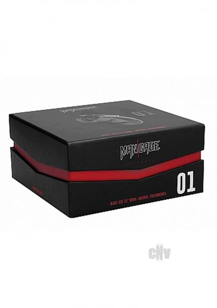 Mancage Model 1 Chastity - 3.5 Inch Cock Cage - Black