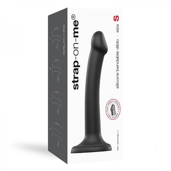 Strap On Me Silicone Bendable Dildo Small - Black