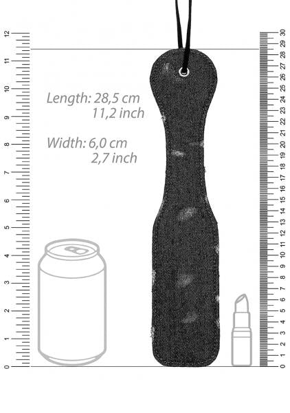 Denim Paddle - Roughend Denim Style - Black