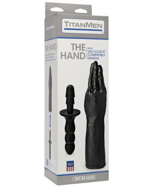TitanMen Vac-U-Lock The Hand with Handle Black