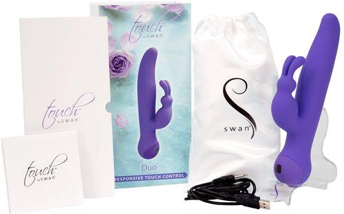 Touch By Swan Duo Rabbit Style Vibrator Purple