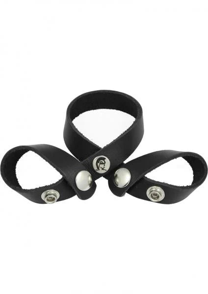 8 Style Oiltan Ball Divider Leather - Black