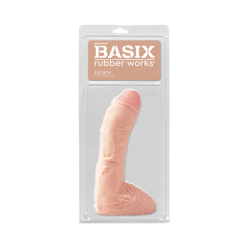 Basix Rubber Fat Boy 10 inches Dildo Beige