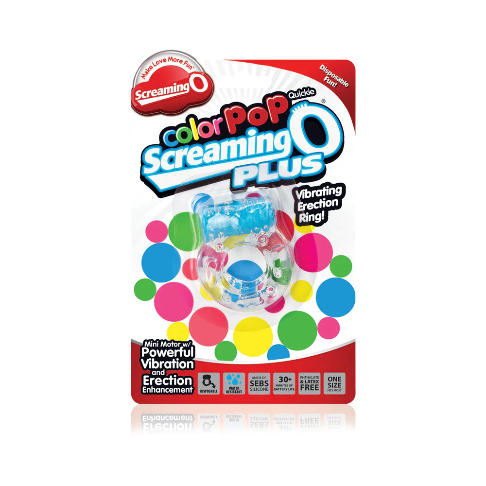 Color Pop Quickie Screaming O Plus Erection Ring
