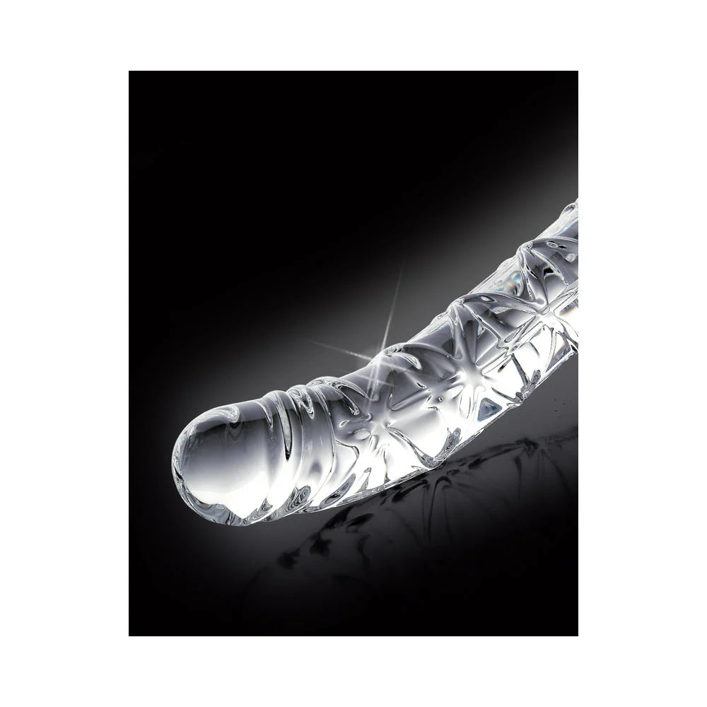 Icicles No. 60 Glass G-Spot Dong Clear